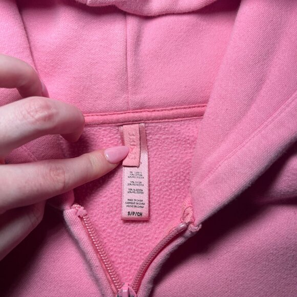 Small Skims Bubblegum Pink Zip-Up Hoodie. - Picture 2 of 6